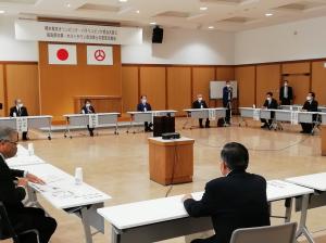 東京オリンピック・パラリンピック担当大臣と県内ホストタウン自治体との意見交換会