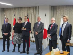 北欧5カ国駐日大使表敬訪問1