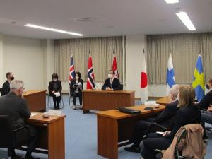 北欧5カ国駐日大使表敬訪問0