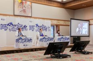 県オリジナル米「福、笑い」プレデビューイベント1