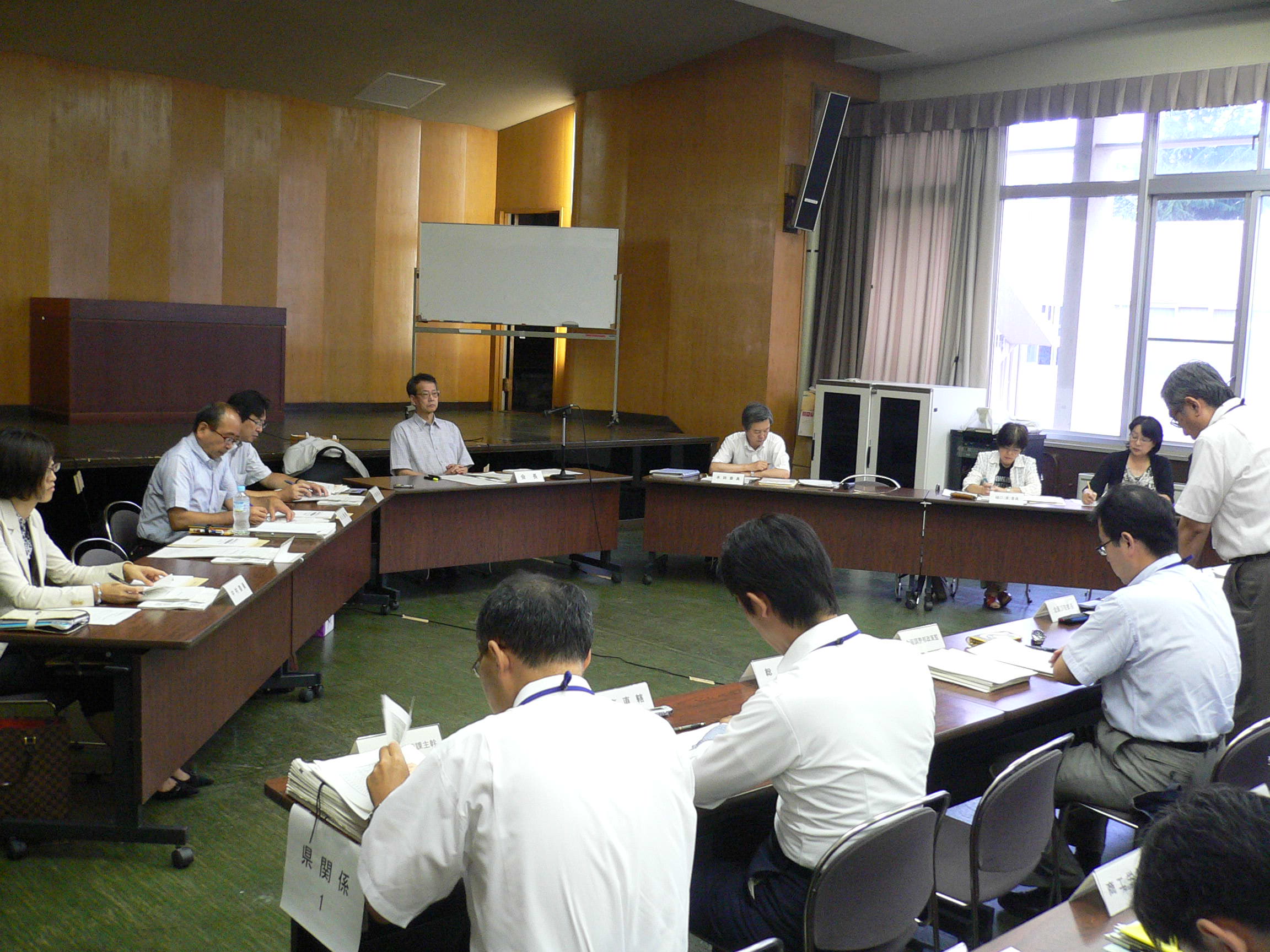 第2回福島県復興計画評価・検討委員会の様子