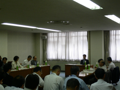 第1回福島県復興計画評価・検討委員会の様子
