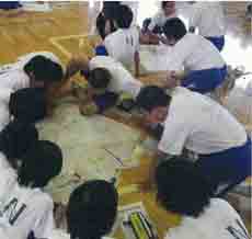 出前講座を行っている写真