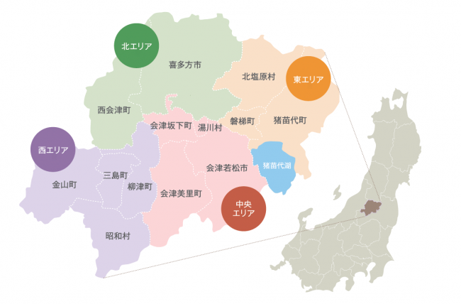 会津地図