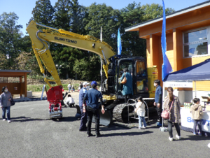 会場のようす(機械展示)