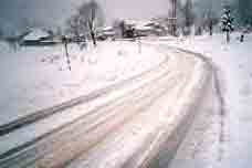 消雪パイプ設置前