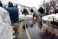 消雪パイプ設置後