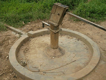 村落で見られる井戸