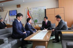 東京電力HD取締役会長等による議長表敬訪問