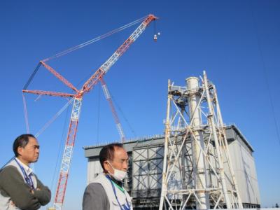 県民会議_福島第一原子力発電所視察①