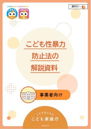 こども性暴力防止法の解説資料(事業者向け)