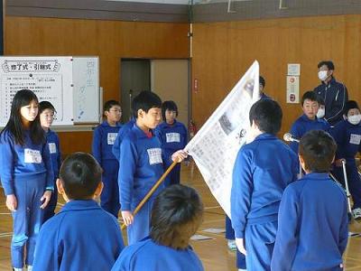 修了式・引継式