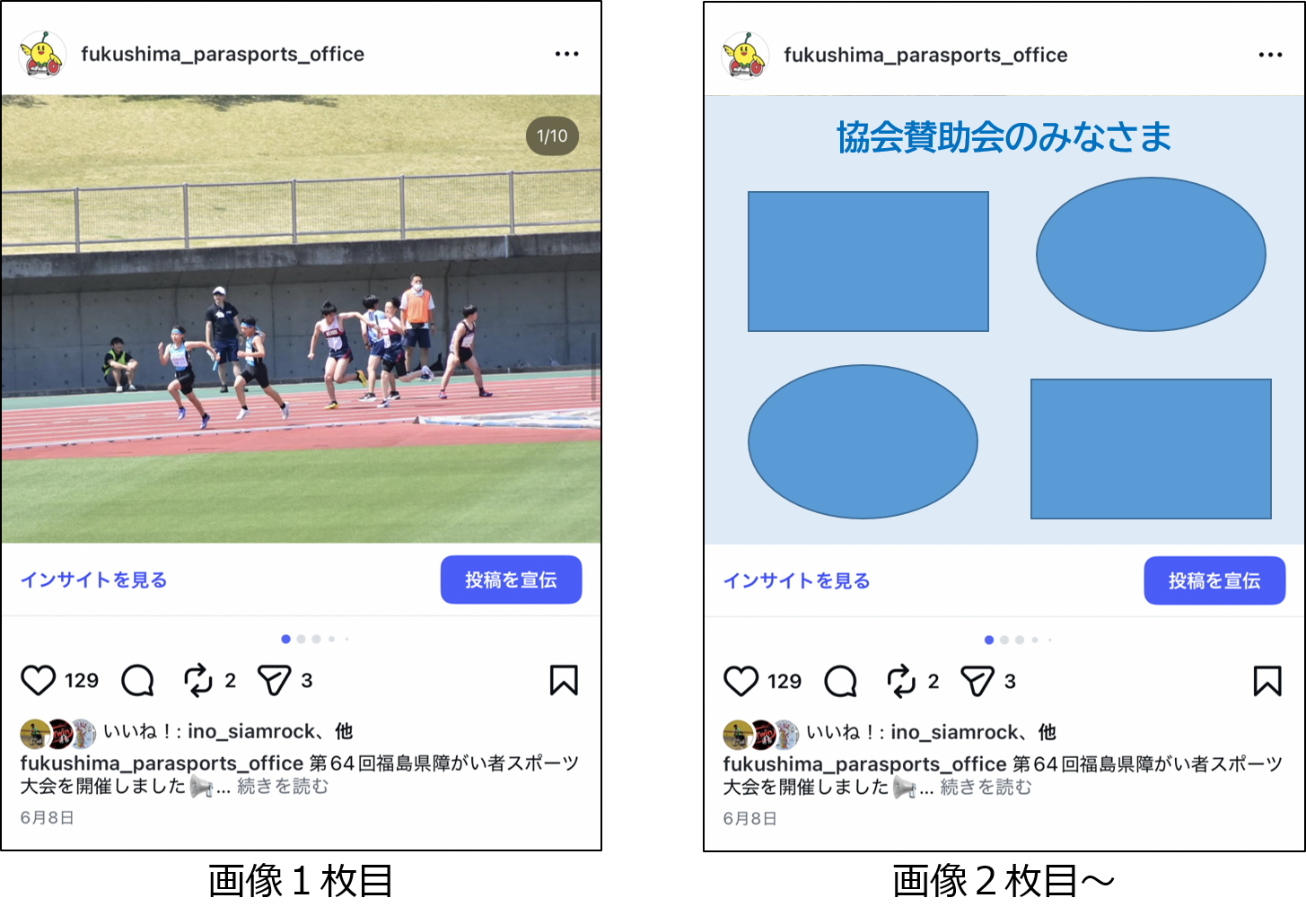 SNS投稿例