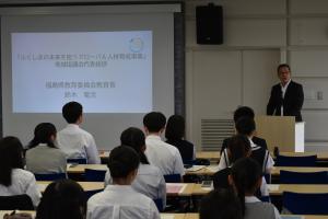 鈴木教育長あいさつ
