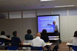 東日本大震災時、郡山養護学校で校長をされていた渡邊様による講演