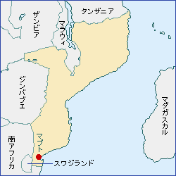モザンビーク地図