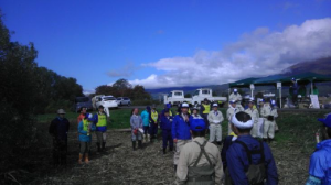 猪苗代湖岸ヨシ刈り・清掃ボランティア1