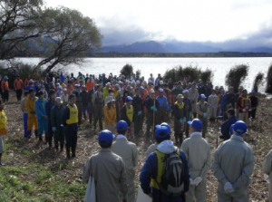 猪苗代湖岸ヨシ刈り・清掃ボランティア5