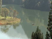 霧幻峡の渡し舟