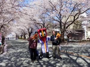 仲良くスリーショット