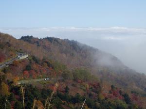 スカイラインと雲海