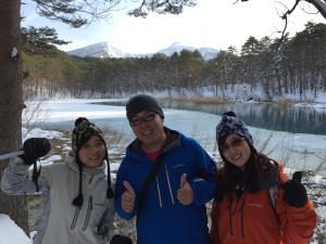 他の参加者たちとスリーショット！