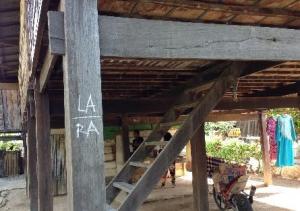 調査が終わったお宅にはチョークで印を!