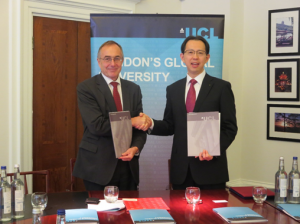 UCL（University College London）学長表敬訪問及び覚書の締結