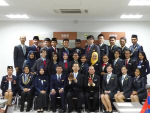 「東南アジア青年の船」県プログラム参加青年表敬訪問