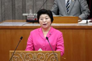 特別委員会委員長中間報告(桜田葉子人口問題対策委員長)