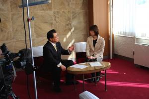 テレビ広報収録(会派報告:公明党)の写真