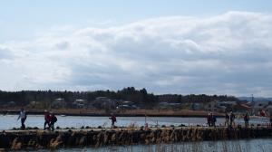 なんと海の上まで！