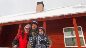 仲良くスリーショット