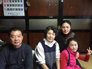 オーナーの猪俣さんご一家に感謝！