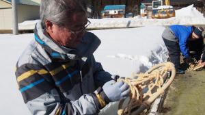 輪かんじき体験