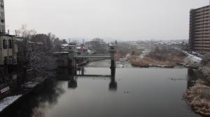 温泉街の玄関・十綱橋