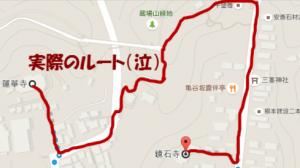 実際のルート