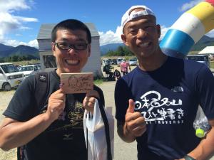 念願のツーショット！