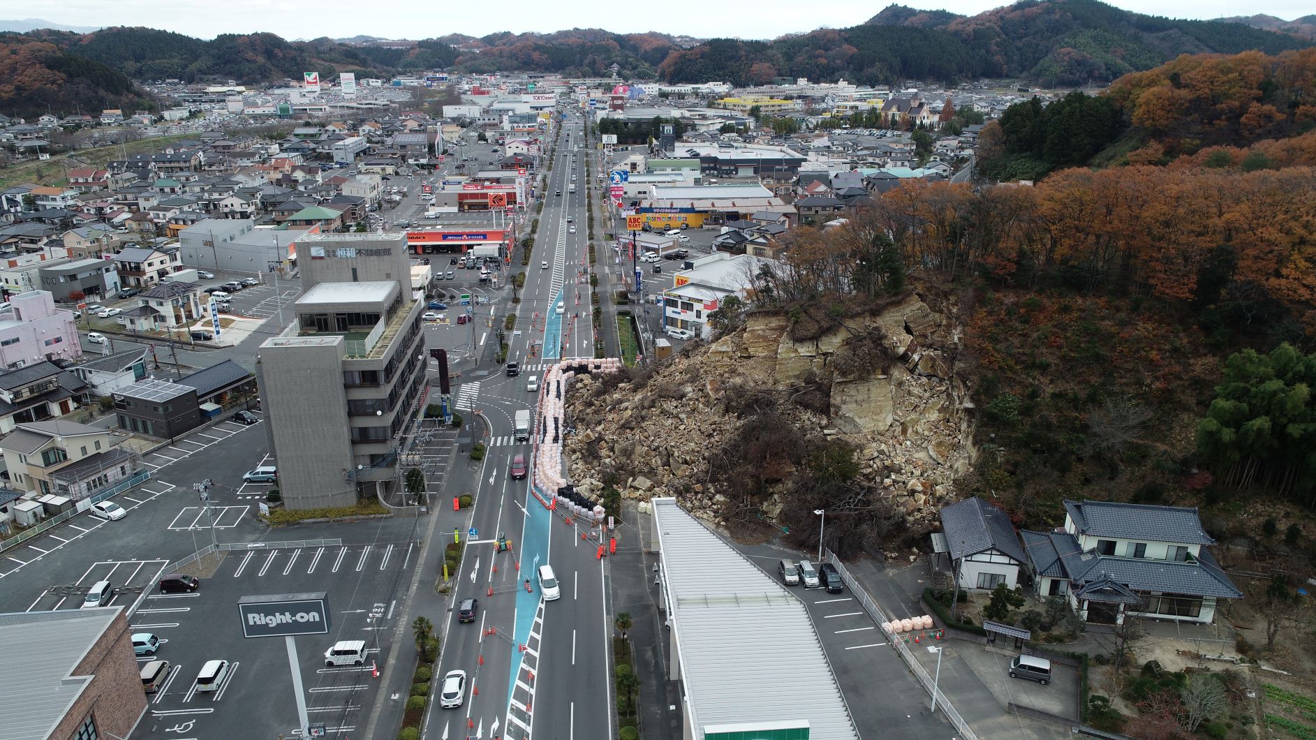 交通開放（片側１車線）